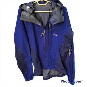Mens Sz M Patagonia Wind Rain Jacket LN